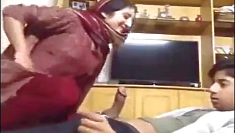 Aunty And Step son Have Sex
