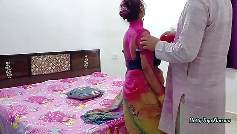 Hot Xxx Outdoor Fucking With My Friends Stepsister On Holi