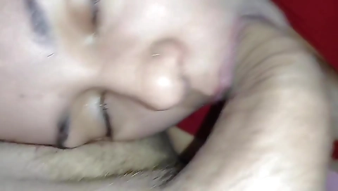 Close Up Creampie Dripping On Horny Sluts Face