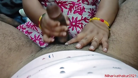 Indian Pregnant Neighbour Riding On Cock But Control