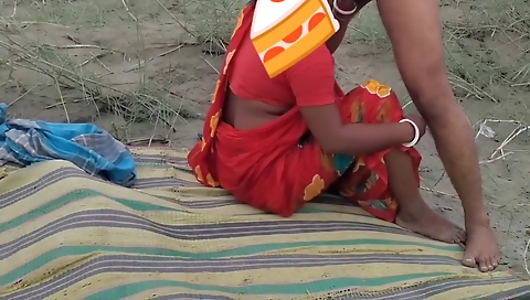 Dinajpuri Best Desi In Red Saree Fucked At Outdoor Fucked My Bengali Boudi Very Hot - Most Perfect Bengali Boudi