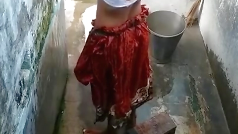 Village Girl Dressing After Bath Video