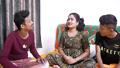 A Stepsister Enjoying And Fucking Hard With Her Two Stepbrother Threesome Hardcore Sex