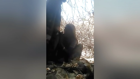 Desi Cpl Outdoor Blowjob And Fucked