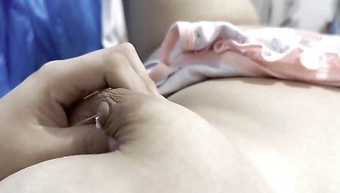 Lactating Lesbians - I Milk My Big Nipple Full Of Milk, I Love To See My Milk Come Out