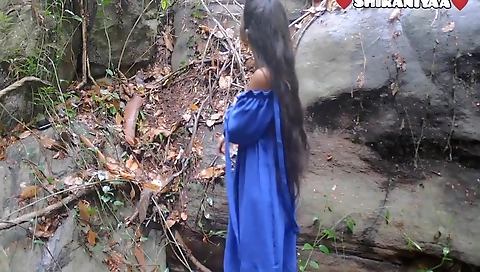 Go River And Fuck Outdoors Jungle With My Step Sister, Cum On Face