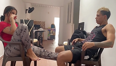Threesome With My Stepsister And Her Tinder Date With Hindi Sex