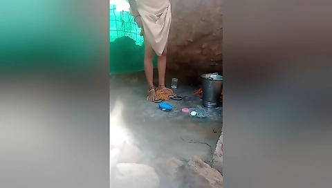 Hindi Sex In Desi Villge Girl Bathing Outdoor Real Desi Girl Big Boobs Cute Innocent Girl Viral Hd Nude Video