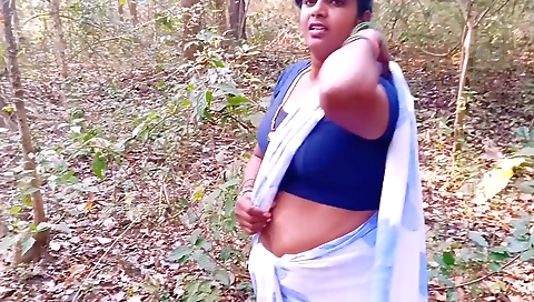 Desi Outdoor Jungle Sex. Indian Stepmom And Stepson Hardcore Fucking In Jungle. Telugu Dirty Talks