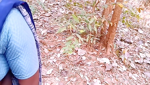 Desi Jungle Sex. Beautiful Bhabi Fucking Husbends Stepbrother Big Dick In Forest. Telugu Dirty Talks
