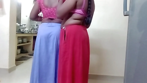 Indian Tamil Aunty Lesbian Romance Show