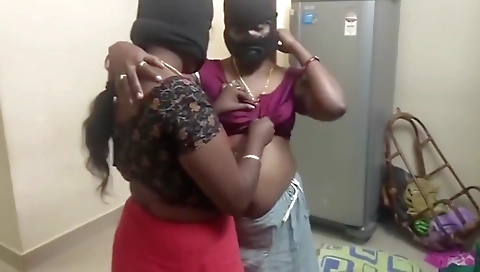 Indian Lesbian Aunty In Front Of Husband