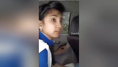 Desi Bangla Clg Girl Blowjob On Car