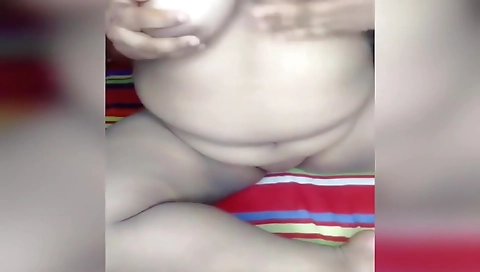 Hot Bbw Girl Showing Her Hot Fatty Pussy Big Boobs And Big Ass To Her Boyfriend And Masturbating With Begun