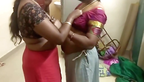 Indian Lesbian Aunty In Front Of Husband