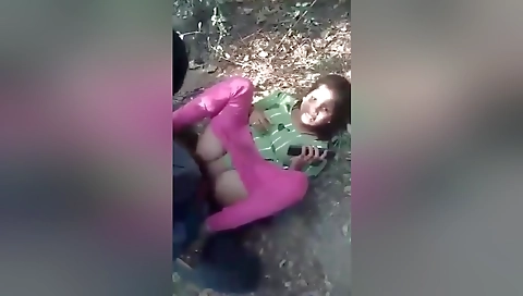 Village Paid Randi Fucked Hard In Jungle