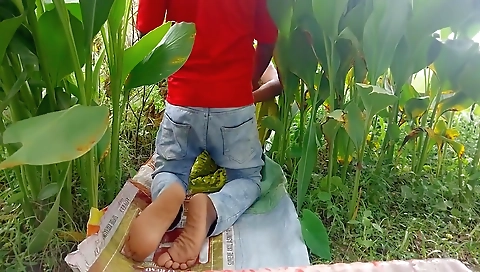 Indian Forest Garden Nearby My House Garden Out Side Hot Deshi Girl Fucking - Sucking Big Cook Blowjob