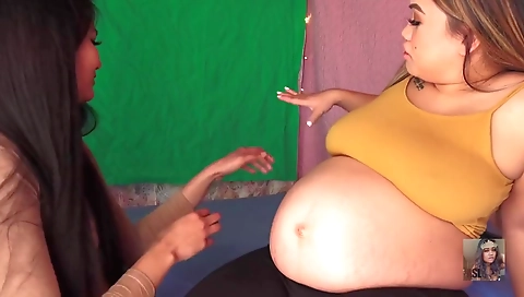 Belly Rub The Stretch Marks (pregnant Fetish)