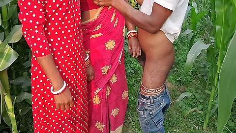 Step Aunty Hard Fuck Sex Video! Said Today Lets Fuck In The Field Full Fun Sex