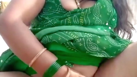Chubby Indian Housewife Masturbating Pussy