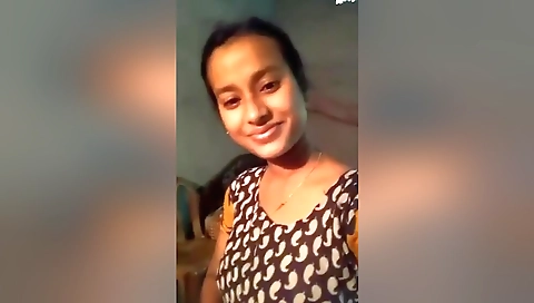 Slim Village Girl Spreading Pussy Lips Showing