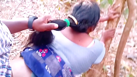 Indian Outdoor Sex. Desi Bhabi Secret Fucking Hubby In Forest. Telugu Dirty Talks