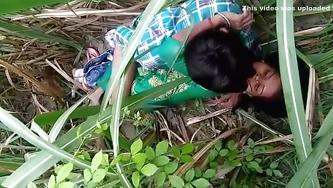 Dehati Lovers Having Sex In A Grass Field