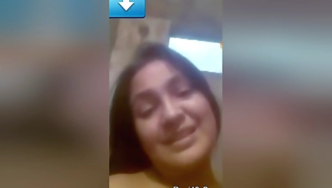 Today Exclusive-hot Look Desi Girl Mitali Showing Her Boob And Pussy On Video Call 3