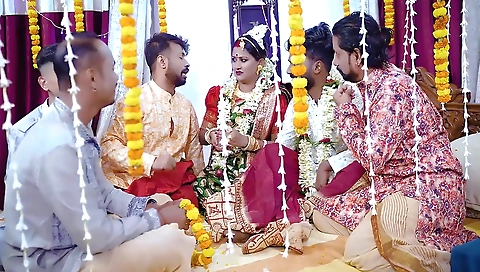 Sudipa Ki Suhagraat - Sudipas Wedding Night With Five Husband Gangbang Fucking Full Movie