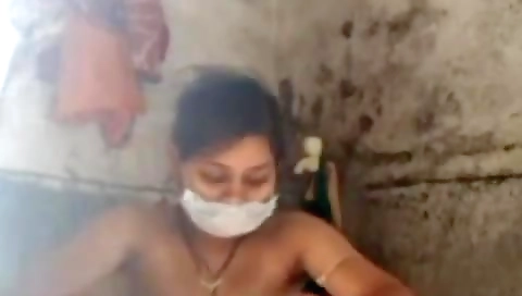 Pregnant Dehati Wife Nude Show In Bathroom