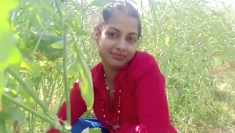 Cheating The Stepsister-in-law Working On The Farm By Luring Money In Hindi Voice
