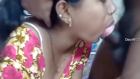 Today Exclusive- Puja Boudi Blowjob 1