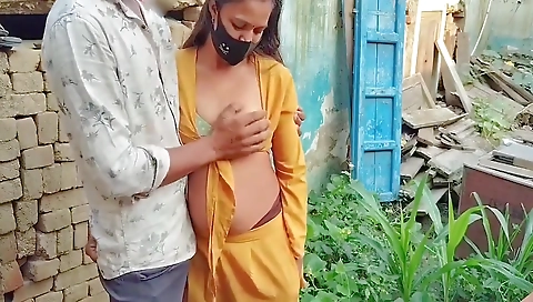 Stepsister Went To The Field To Get Vegetables And Had Sex With Her Stepbrother There Outdoor Sex Hindi