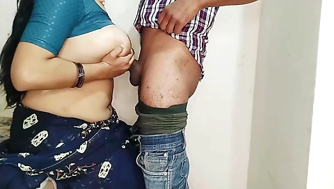 Stepmother Sucks Stepsons Erect Cock Then Stepson Going To School Fucks Him Doggy Style