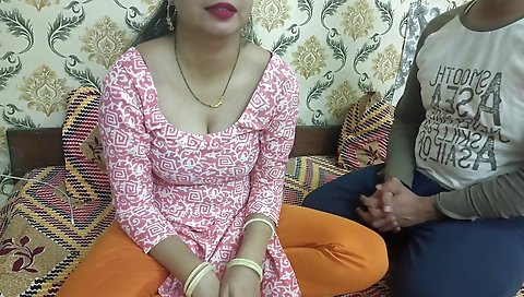 Hot Indian Stepmom And Stepson Share A Bed With Hindi Dirty Talk