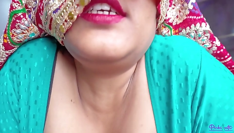 Desi Newly Married (bahu)pinky Lost Her Control After Seeing Stepfather-in-laws Thick Long Big Dick And She Rides On Sasur Ji - Dick Long