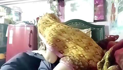 Indian Aunty Has A Cock In Mouth And Ass