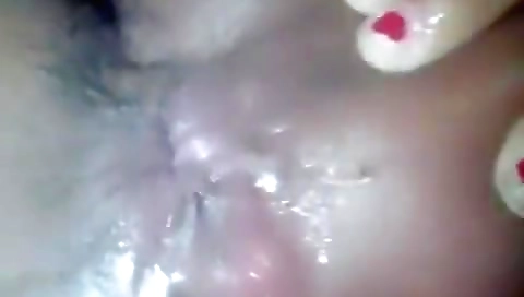 Today Exclusive- Horny Desi Girl Record Her Pussy Fingering Selfie