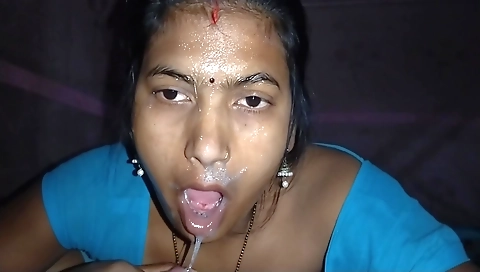 Bangali Desi Bhabhi Hot Blowjob And Cum In Mouth