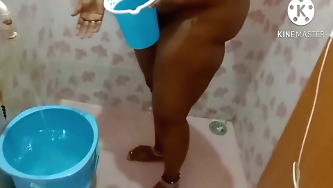 My Dear Desi Tamil Wife Beautiful Bathing Video Clear Audio 100