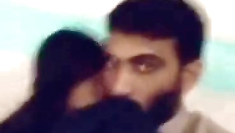 Today Exclusive-cute Paki Chick Boobs Pressing By Lover 1