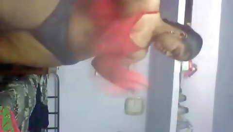 Desi Self Records Her Dress Changing Video