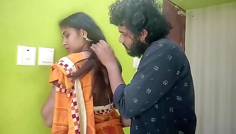 Valentine S Day - Vaishnavy And Sharun Raj Long Lip Lock , Mallu Couple Hot Lip Lock, Lip Lock In Saree, Saree Romance With Hot Lip Lock