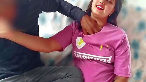 Desi Village Girl Soniya So Happy With Her Lovers Big Cock, Beautiful Teen 18+ Babe Girl Fucking When Alone