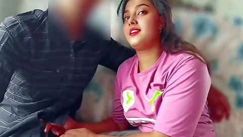 Desi Village Girl Soniya So Happy With Her Lovers Big Cock, Beautiful Teen 18+ Babe Girl Fucking When Alone