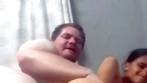 18 Year Old Girl & Stepdad Mutual Masterbate On Bed , & Do Side Way Quicky Before Stepmom Comes Home