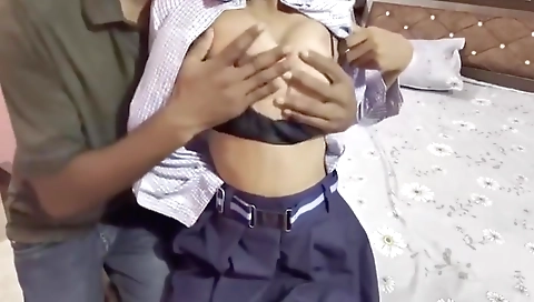 Indian Country Hot Young College Girl Squeezed And Fucked Her Hot Tits