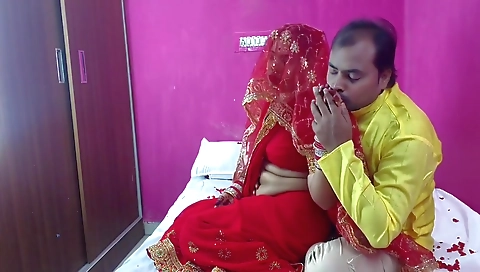 Newly Married Indian First Night Sex And Romance Video, Boobs Press Removal Saree Blouse