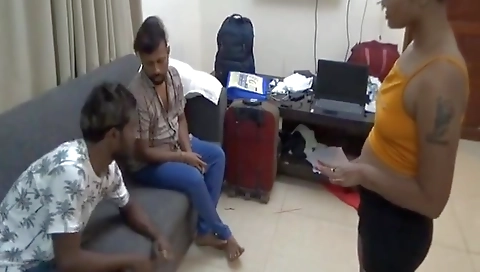 A Desi Girl Was Cheated By Two Strangers And Made A Threesome Fucking Session With Full Dirty Hindi Talk