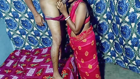 Indian Stepmom Sex With Her Stepson, Fucking And Sucking And Blowjob